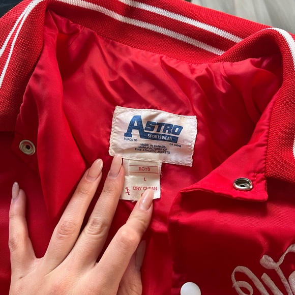 Vintage Waterloo Firefighters Bomber Jacket - Picture 7 of 8